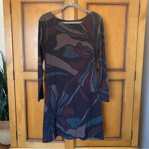 NALLY & MILLIE Vintage Inspired Long Sleeve Stretch Sweater Dress, Sz Large
